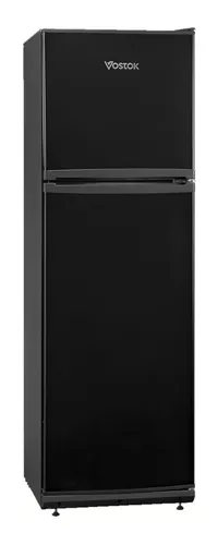Heladera Vostok Freezer 360 Lts Frio Directo R134a Negra