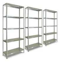 Comprar Promo X3 Estanterias Metalicas Galvanizadas Cargas Livianas