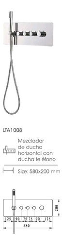 Kubo008 Mezclador De Ducha/ducha Teléfono 