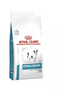 Alimento Royal Canin Veterinary Diet Canine Hypoallergenic para cachorro adulto de raça pequena sabor mix em sacola de 7.5kg