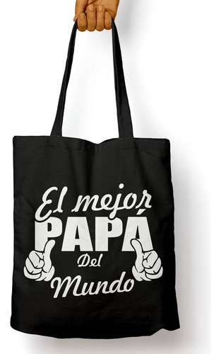 Bolso El Mejor Papá Del Mundo (d1114 Boleto.store)