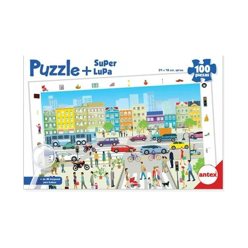  Antex Puzzle Super Lupa 100 Piezas 3043