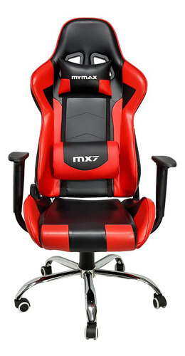Cadeira Gamer Mx7 Giratoria Preto E Vermelho Mgch002/rd