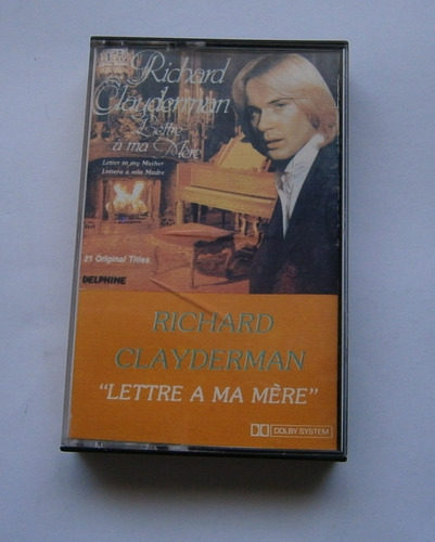 Richard Clayderman - Lettre À Ma Mère (cassette Ed. Uruguay)