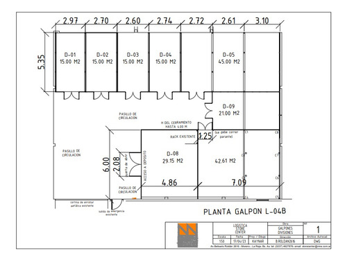 Baulera Privada/ Mini Deposito 15 M2 En Parque Moreno Store Center Sobre Acceso Oeste Km38