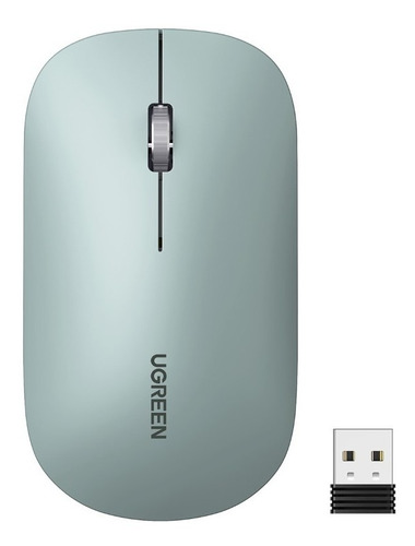 Mouse Inalámbrico Slim Modelo Mu001 Verde Ugreen