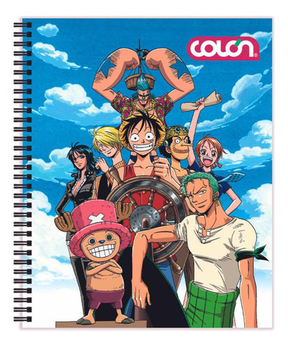 Cuaderno Universitario One Piece 100 Hojas Pack 10 Uni