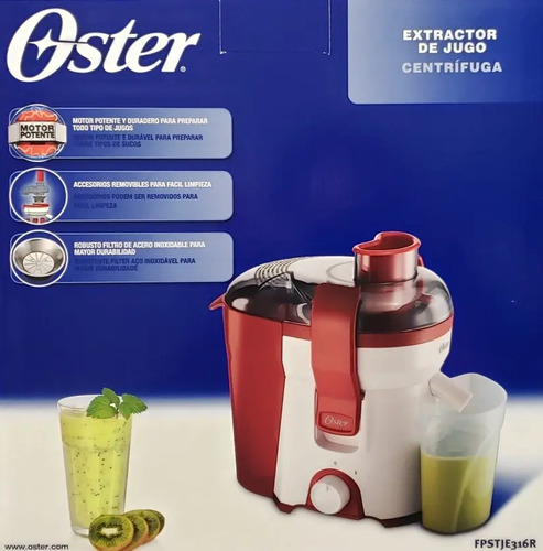 Extractor De Jugos Oster Para Todo Tipo De Jugos Fpstje316r | Envío gratis
