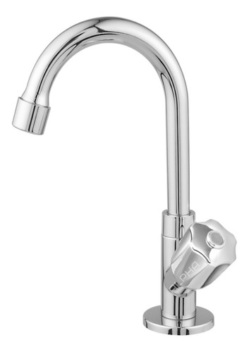 Torneira Lavatório Banheiro Bica Móvel Abs ¼ V. C-25 (1095) Acabamento Cromado Cor Cromado