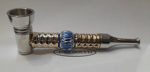 Imagen 6 de 6 de Pipa Metal Acrílico Filtro Rejilla Desarmable 10 Cm. Ball