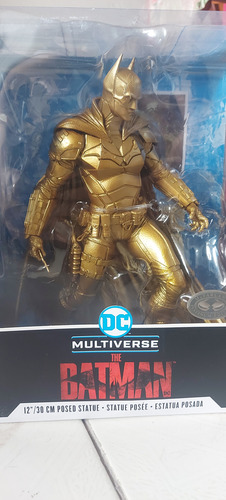 Figura De Acción Batman Movie Dc Multiverse Estatua Posada (Usado)