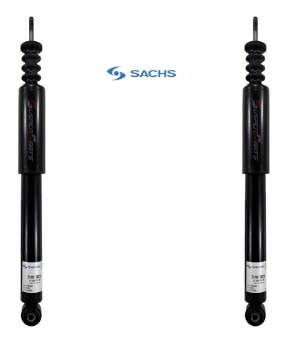 Kit Amortiguadores Traseros Sachs Honda Fit 2005 Al 2008