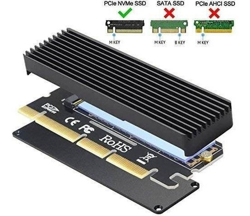 Adaptador Usecl Nvme Con Disipador De Calor, Clave M.2 Ssd