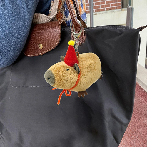 Llavero De La Felpa Del Capybara Llavero Del Capybara Llaver
