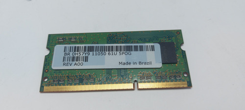Memoria 4gb Ddr3l 1rx8 Notebook Pc3l-12800s 1600mhz Smart (Usado)