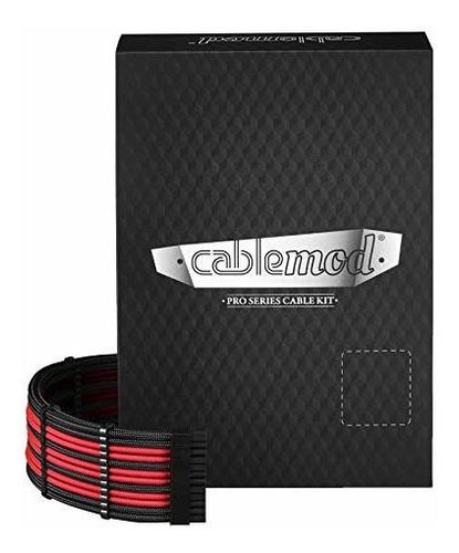 Serie Pro Modmesh Cable Kit Para Asus Seasonic Negro Rojo