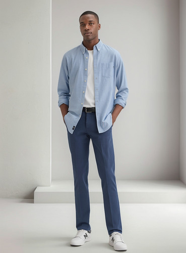 Pantalón Workday Khaki Slim Fit Para Hombre