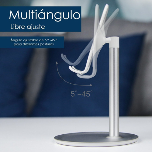 Soporte Universal Base Aluminio Plástico Celularres
