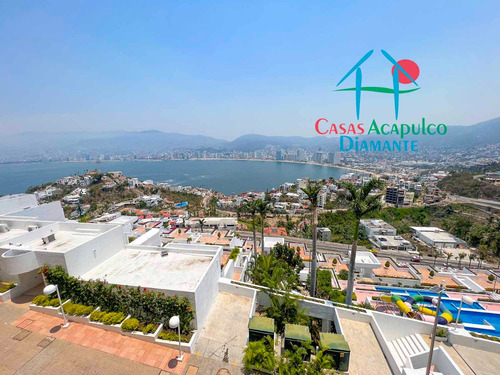 Cad Brisas Diamante T6 189. Dos Terrazas, Vista Espectacular A La Bahía De Acapulco