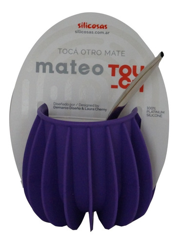 Mate Mateo Touch De Silicón Con Bombilla