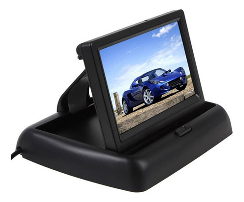 Pantalla De Monitor Lcd Plegable Para Coche, 4,3 Pulgadas