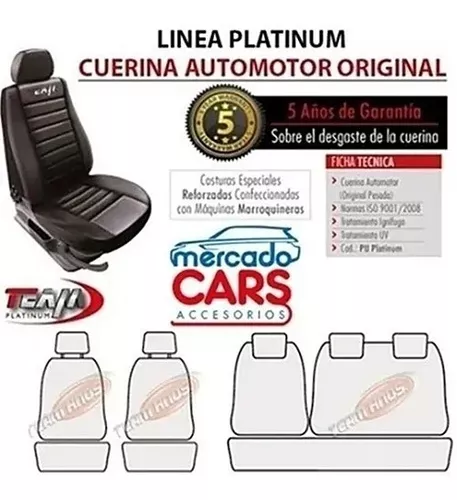 Funda Cubre Asiento Cuerina Acolchada Renault Duster