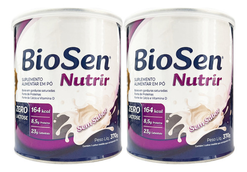 Suplemento Alimentar Biosen Nutrir 340gr Kit Com 2 Unidades