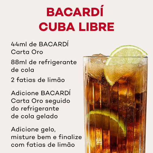 Rum Bacardí Carta Oro 980 Ml