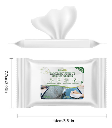 & Las Toallitas For Quitar La Película De Aceite De Vidrio C