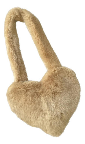 / Bolso De Felpa Para Mujer, Bolso Bandolera Larga Caqui