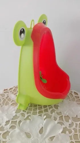 Orinal Portátil En Caja X 1 Bebe Niño Inodoro Rana Verde