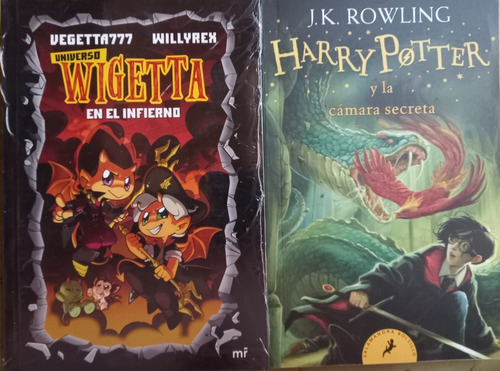 Universo Wigetta Infierno + Harry Potter 2 Bolsil Salamandra