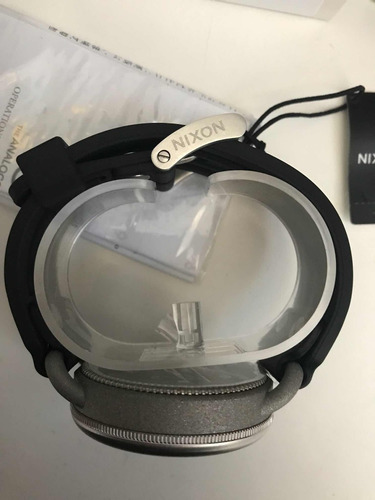 Relogio Nixon October 100% Original! Unit Fader Tide Rubber