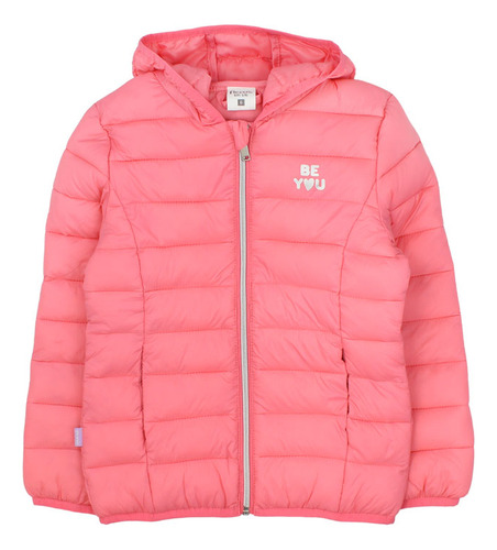 Parka Day To Day Rosado Niña Ficcus 23465