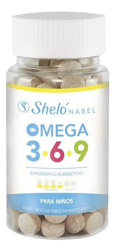 Omega 3-6-9 Para Niños Sabor Galleta Shelo Nabel