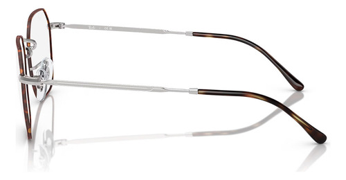 Óculos De Grau Ray Ban Jim Rx3694v 3178-53 Cor Prata Tamanho 53