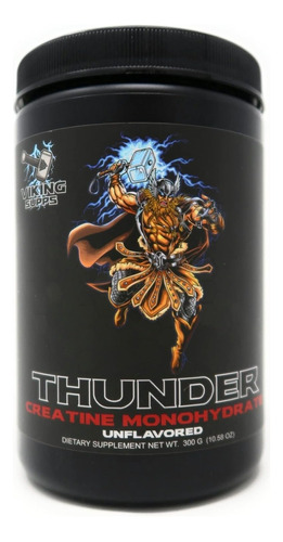 Creatina Monohidrato 60 Porciones Viking Supps Thunder 300gr