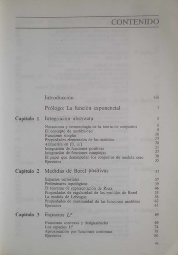 Análisis Real Y Complejo W. Rudin (Usado)