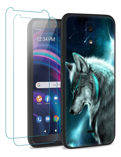 Quietip Funda Para Blu View 3 B140dl Protector Pantalla Tpu