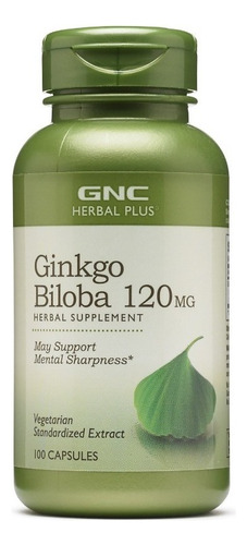 Gnc Herbal Plus® Ginkgo Biloba 120 Mg - 100 Cápsulas