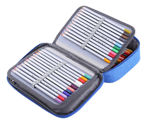 Estuche Para Lápices, 72 Ranuras, Multifunción, Plegable, De