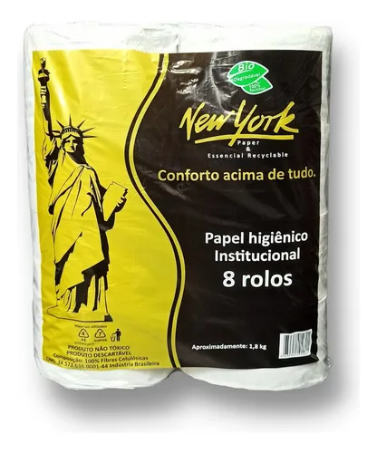 comprar Papel Higiênico Rolão Institucional Simples 8 Rolos Full