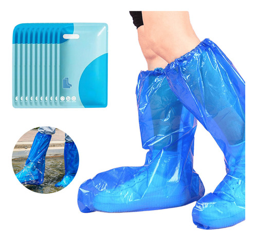 Pack 10 De Cubres Calzados Fundas Deschables Impermeables