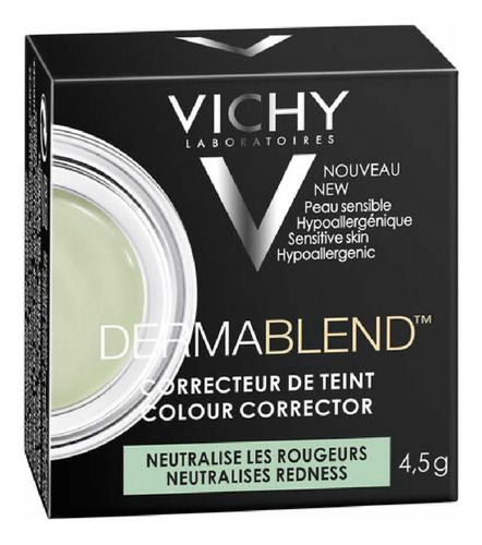 Vichy Corrector Dermablend Verde Neutraliza Rojos