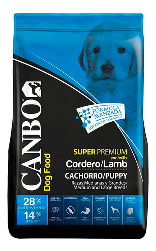 Comida Para Cachorro Canbo Premium Raza Mediana Y Grande 3kg