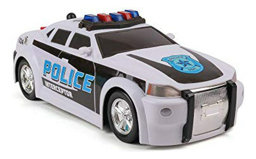 Coche De Policía Motorizado Mighty Fleet