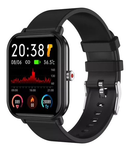 Reloj Smartwatch W34 Fitness Hd Presión Arterial, Pulsómetro