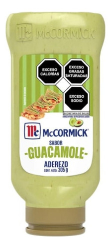 4 Pzas Aderezo De Mayonesa Mccormick Con Guacamole Squeeze 3