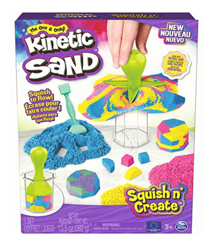 Kinetic Sand, Set Aplasta Y Crea Con 382 G De Arena Para