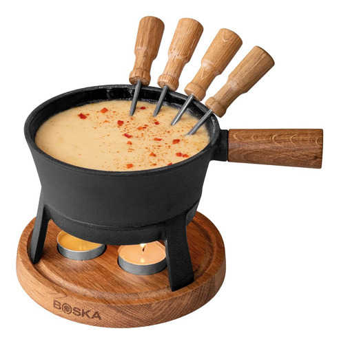 Juego De Fondue De Queso Y Chocolate Para Microondas Con Oll